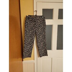 Lilly Pulitzer Palm Beach Fit Leopard-Print Ankle Pants Size 4